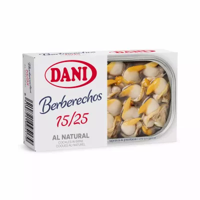 Berbigões 15‑25 ao natural 111 g x 1 unidade