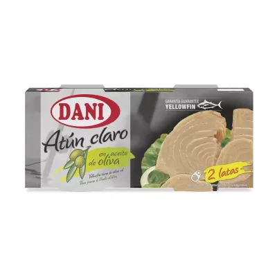 Thon albacore à l'huile d'olive (bipack) 160g