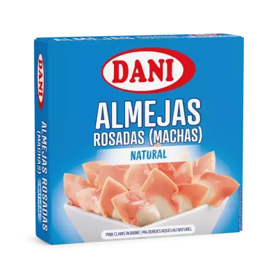 Almejas rosadas (machas) al natural 111g Almejas rosadas (machas) al natural 111g
