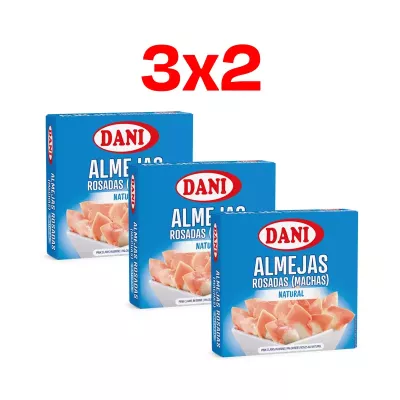 Almejas rosadas (machas) al natural 111g Almejas rosadas (machas) al natural 111g