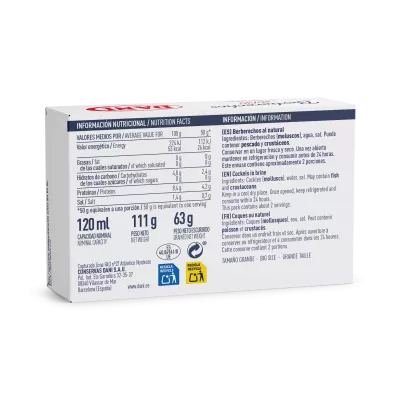 Berbigão 20-30 natural 111g x 1 u. Berbigão 20-30 natural 111g x 1 u.