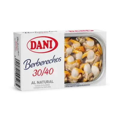 Berberechos 30-40 al natural 111g x 1 ud.