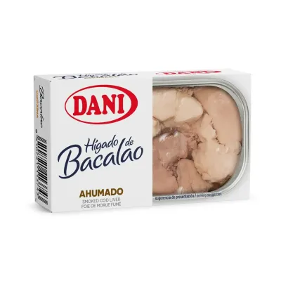 Fígado de bacalhau fumado 120g x 1 u.
