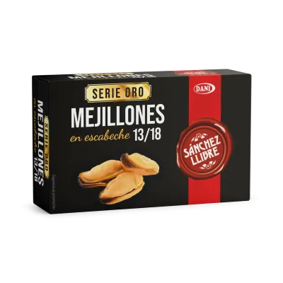 Moules 13/18 marinées à l'escabèche 111g x 1 u.