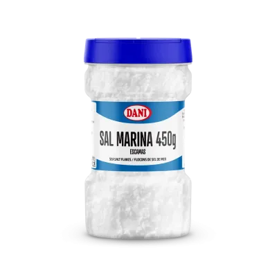 Sal marina escamas 450g x 1 ud.