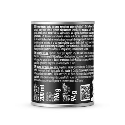 Preparado para paella con tinta 196g x 1 ud.