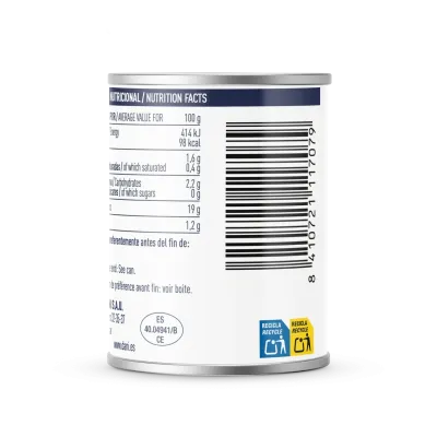 Palourdes blanches du Nord au naturel 185g x 1 u.