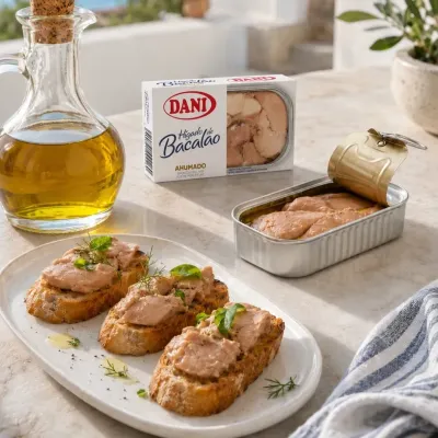 Hígado de bacalao ahumado 120g  x 1ud.