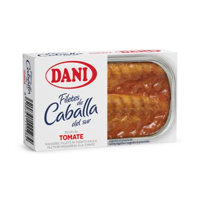 Filetes de caballa en tomate 125g x 1 ud.