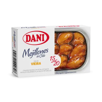 Moules 15-20 à la sauce vieira 111g x 1 u.