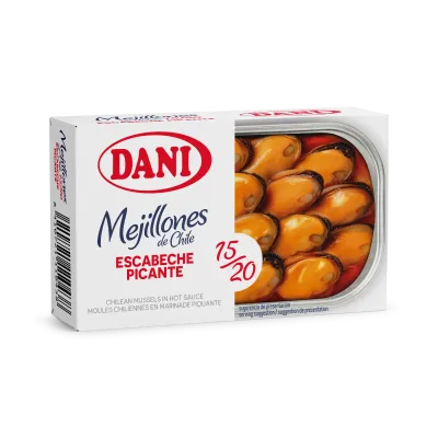 Moules 15-20 à la sauce marinée épicée 111g x 1 u.