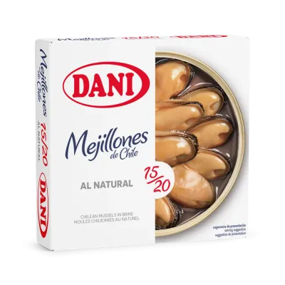 Mejillones al natural 111g x 1 ud.