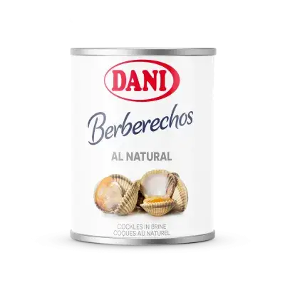 Berberechos pequeños al natural 185g x 1 ud.