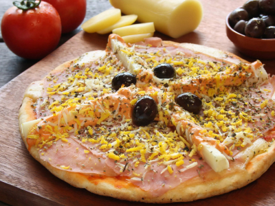 Pizza de palmitos