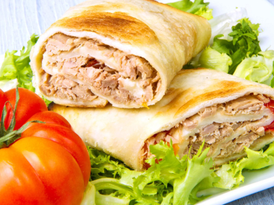 Wrap de atún