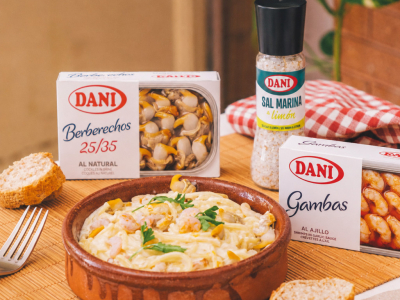 Espaguetis con Berberechos y Gambas