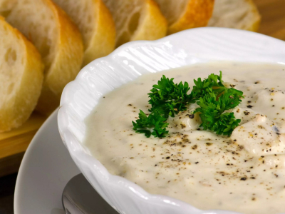 Crema de Almejas casera