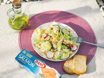 Ensalada de Salmón al Toque Tailandés