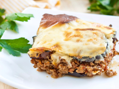 Pastel de berenjena y ternera